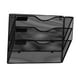 thumbnail image 5 of Organizador de archivos de pared de malla, soporte de 3 niveles, estante para revistas, soporte colgante de 3 bolsillos para documentos, papel de, 5 of 8