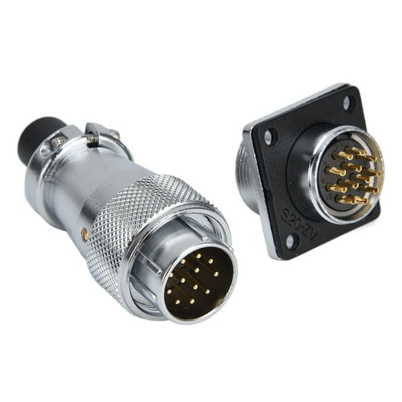 Cergrey Aircraft Cable Connectors,Male Plug Female Socket Connector,Aviation Connector 400V WS20 Aviation Plug Socket Connector Waterproof Power Connector