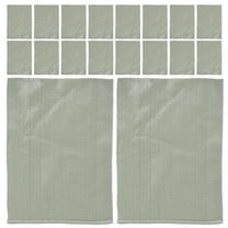 TEHAUX Heavy-Duty Green Polypropylene Sand Bags for Flood Control, Moving, Storage, and