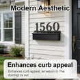 thumbnail image 3 of Solar LED House Numbers & Letters | 9 Inch Light Up Waterproof Address Signs with IP65 & 8–12h Night Visibility, Easy DIY Install, 3 of 9