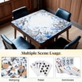 thumbnail image 6 of Mahjong Mat 31.5" x 31.5" Underwater Turtles Starfish Seahorses Octopus Blue Fish Non-Slip Noise Reduction Mahjong Tiles Table Cover for Dominoes Poker Card Board and Tile Games, 6 of 6