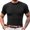 Black, variant on Men Short Sleeved Slim Funnel Neck Knit Pullover Tops