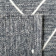 thumbnail image 6 of SAFAVIEH Striped Kilim Dev Diamond Area Rug, Dark Grey, 3' x 5', 6 of 7