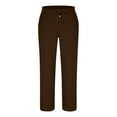 thumbnail image 5 of USNSM Men's Tall Extra Long Pajama Pants, Soft Loose Comfort Breathable, Lounge Jogger Yoga Pants,Sleepwear with Pockets for Men Brown XL, 5 of 7