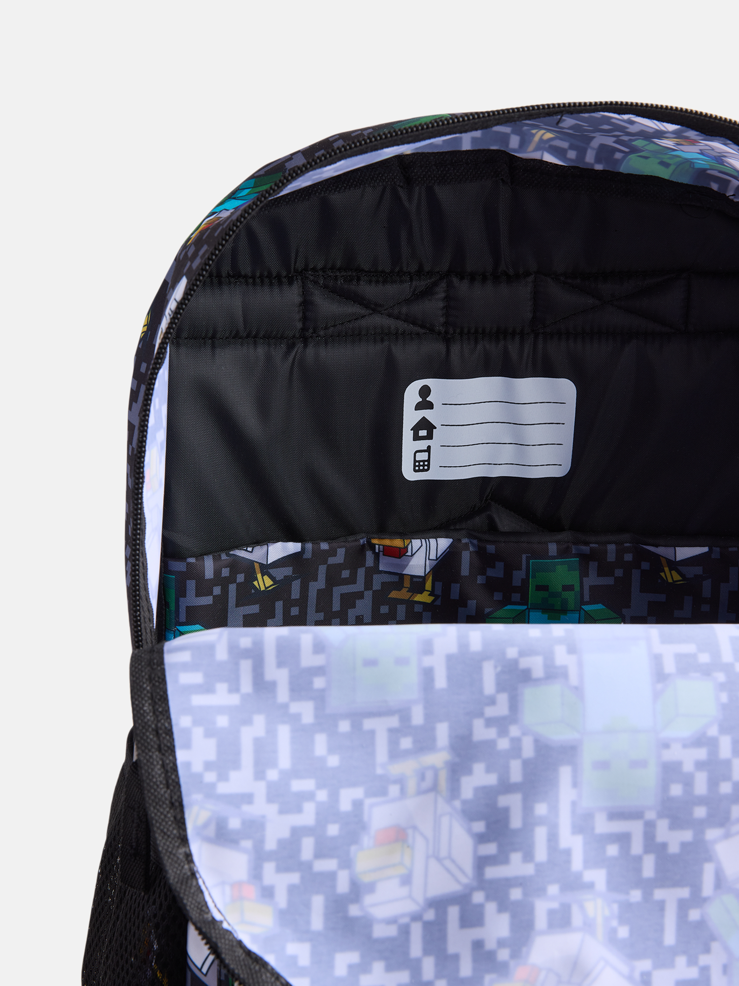 Minecraft Boys Chicken Jockey Backpack, Black photo 4