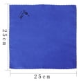 thumbnail image 2 of 5x Guitar Cleaning Cloth for Musical Instrument 25cm Blue, 2 of 6