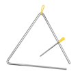 thumbnail image 1 of Musical Steel Triangle Percussion Instrument with Striker and Mallet Holder Gift for Kids to Learn and Enjoy Fun, 1 of 7