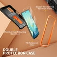 thumbnail image 2 of FITO For Moto G 5G 2022 Case, Phone Case with Screen Protector and Kickstand (Orange), 2 of 7
