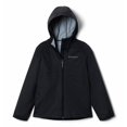 thumbnail image 1 of Columbia Girls' Little Switchback II Rain Jacket, Black, Small, 1 of 2