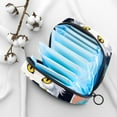 thumbnail image 7 of Sanitary Napkin Storage Bag, Zipper Menstrual Cup Pouch Feminine Menstruation First Period Pads Holder for Girls Women Ladies, Cat, 7 of 7