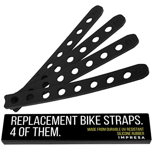 12 Pieces Bike Rack Cradle Strap Bicycle Rack Cradle Replacement Cycling Rubber 