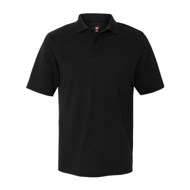 Hanes FreshIQ X-Temp Piqué Polo Negro 4XL Hanes 055P