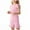 Pink, variant on Plebaso Girls Clothes Toddler Summer Outfits Ruffle Hem Tank Tops and Shorts 2 Piece Kids Clothing Set