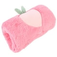 thumbnail image 3 of MasteelfCA Rabbit Fur Peach Pattern Hand Muffs Winter Plush Hand Warmer for Women Girls, 3 of 7