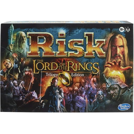 Risk: The Lord of the Rings Trilogy Edition, Inspired by The Lord of the Rings Movies, Strategy Board Games for Ages 10+, Family Games for 2-4 Players