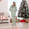 thumbnail image 2 of Adult Christmas Onesie Cute Red Panda Zipper One-Piece Pajamas Unisex with Pockets, 2 of 6