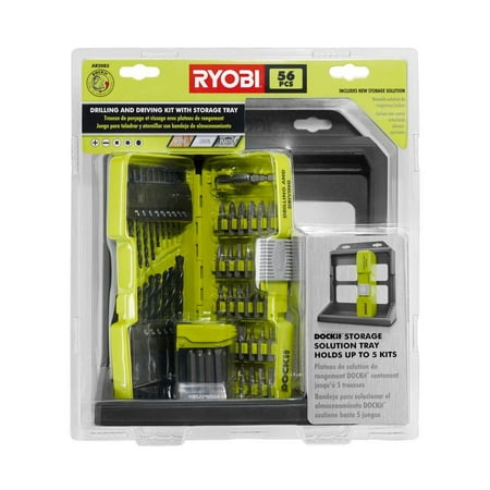 UPC 033287169740 product image for Ryobi DOCKit Drilling & Driving Bit Bits Set Tool Kit with Storage Tray 56 Piece | upcitemdb.com