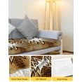 thumbnail image 4 of Brown Southwest Couch Cushion Covers Stretch, Washable Sofa Seat Covers Individual Seat Cushion Sofa Slipcovers Western Rustic Ethnic Mexican Aztec Couch Cover Furniture Protector S-1PCS, 4 of 7