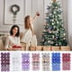 thumbnail image 4 of ELEVENTIME - Juego de 36 adornos navideños irrompibles para bolas de árbol de Navidad (40 mm/1,57" [1,57'', color café]) Ofertas del día: Ofertas relámpago, 4 of 6