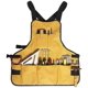 thumbnail image 1 of Work Tool Apron For Men Women, Torso Length With 21 Tool Pockets, Adjustable Waxed Canvas Apron For Gardener, 1 of 5