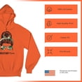 thumbnail image 6 of Military Mom Sweatshirt Proud Mom Life Messy Bun Sunglasses Mother's Day Mama Mommy Active Duty Veteran Vet Hoodie, 6 of 7