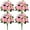 Pink-8pcs, variant on 4 Packs Artificial Peony Silk Flowers Fake Glorious Flower Bouquets for Wedding Party Bridal Home Decoration