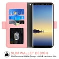 thumbnail image 2 of CNKOO Genuine Leather RFID Blocking Wallet Case for Samsung Galaxy Note 10 Lite  Handmade Flip Folio Wallet Case with Stand and Card Slots for Samsung Galaxy Note 10 Lite  Blue, 2 of 5