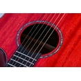 thumbnail image 4 of Minor Error-Top Solid Mahogany Acoustic Electric Guitar Built-in Tuner Cutaway Red PPL6873, 4 of 10