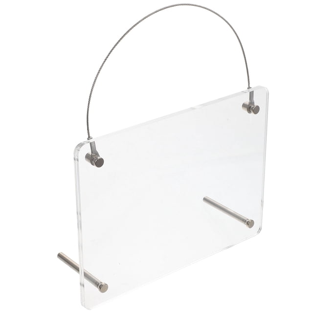 MIANGASTORE Acrylic Frameless Photo Frame Wall Mounted Picture Frame Tabletop Photo Frames