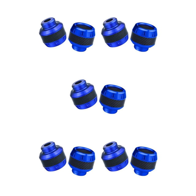 Guardoinrt Pack of 2 Aluminum Alloy Motorbike Protector Replacement Parts Front Fork Cups Sliders Crash Modification Racing Blue 5Set