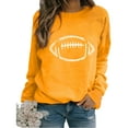 thumbnail image 1 of Meichang Sweatshirts pour Femmes Sans Capuche Manches Longues Col Rond Pull Décontracté Graphique Amusant Couleur Unie Sweatshirts Coupe Ample Pull d'Automne, 1 of 5