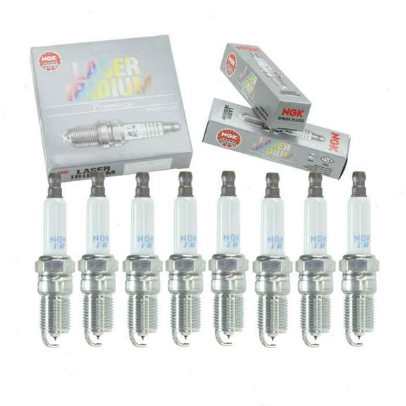 8 pc NGK Laser Iridium Spark Plugs compatible with Chevrolet Express 1500 5.0L 5.7L V8 1996-2002
