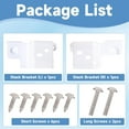 thumbnail image 6 of YRANZO  24" Stack Bracket Kit for GE GFA24KITL Front Load Washers Dryers Laundry Bracket, 6 of 9