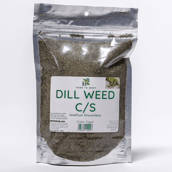 Herb To Body Dill Weed C/S | Cut & Sifted | Anethum Graveolens | Wildcrafted | 4oz