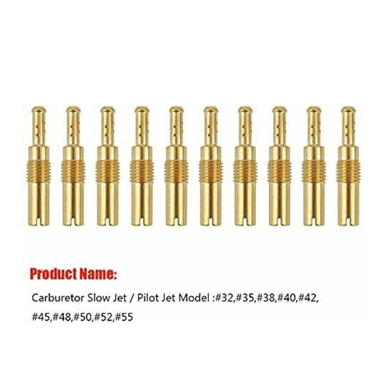 The Style Sutra Carburetor Main With Set Slow/Pilot Jet Kit For PWK Keihin OKO CVK 150cc|Fuel Injectors & Main Jets|10 Pieces Carburetor Main Jet Kits