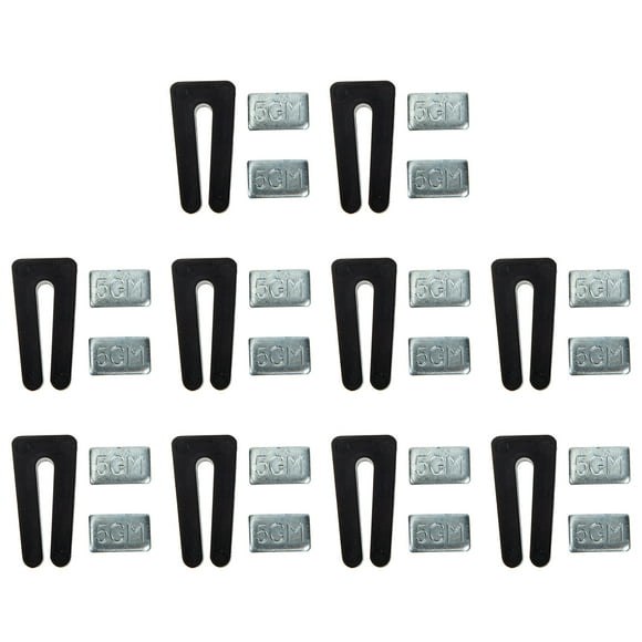 10 juegos de clips autoadhesivos para equilibrar ventiladores de techo con peso de 5 g. Kit de equilibrio para aspas de ventilador.