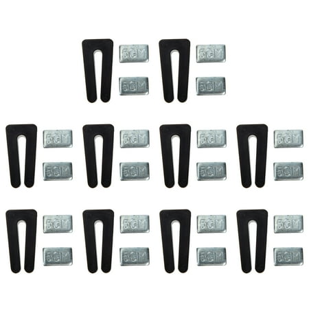 

Amosfun 10 Sets Fan Balancing Clip Self-adhesive 5GM Weight Ceiling Fan Blades Balancing Kit
