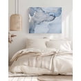 thumbnail image 3 of Marble Blue Wall Art for Living Room,Canvas Picture Wall Decor for Bathroom Bedroom,Modern Abstract Ink Painting Luxury Painting Artwork for Office Kitchen Hallway Dining Room Home Decor 16"x20", 3 of 8