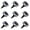 Mixed, variant on Solar Ground Lights Outdoor 12 Pack Waterproof, Solar Powered Pathway Lights for Garden Walkway Driveway, Landscape Lighting for Backyard Decor, Mini Flat Solar Light for Lawn and Yard