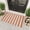 Orange/Tan/White-3' x 5', variant on 2' x 3' Green/Tan/White Checkered Runner Rug Indoor Outdoor Use