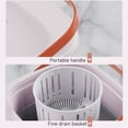 thumbnail image 4 of Arandela Portátil De Cubo, Mini Lavadora Plegable, Seco Suave, Viaje, Dormitorio, Ropa De Múltiples Piezas, Máquina De Lavandería De Eficiencia, 4 of 7