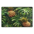 thumbnail image 2 of Ryvnso Pineapple Tropical Palm Leaves Area Floor Mat Non-Slip Carpet Soft Rugs Doormats 60" x 39", 2 of 7