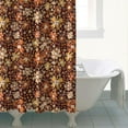 thumbnail image 4 of Waterproof Beautiful Colorful Floral Shower Curtain 72x72 Inch Boho Style Polyester Unique Shower Curtain for Bathroom Hotel Home Decor with 12 Plastic Hooks, 4 of 5
