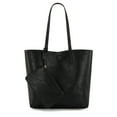 thumbnail image 6 of Montana West Tote Bag for Women Top Handle Purses and Handbags Soft Hobo, Black, 6 of 9
