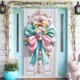thumbnail image 4 of Decoraciones de Pascua, adornos de Pascua, regalos de Pascua, cubierta de puerta de Pascua, festival, fiesta, cortinas de puerta para interiores y exteriores, banderas de tela colgantes, cubierta de p, 4 of 6