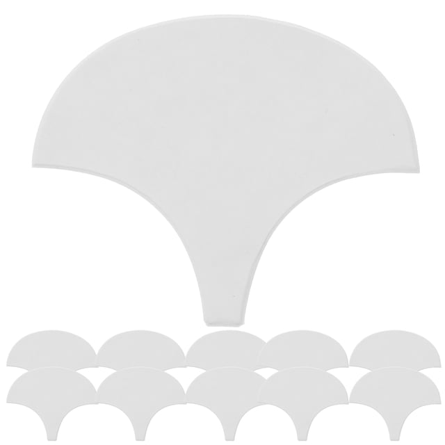 200pcs Shell Shaped Quilting Paper Model Piecing Paper Piecing Shell Shape Paper Piecing Templates