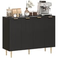 thumbnail image 1 of HOMCOM Sideboard Buffet Cabinet w/ Adjustable Shelves, Black, 1 of 10