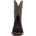 thumbnail image 4 of El Dorado Men's Hippo Chocolate Exotic Cowboy Boot Broad Square Toe Chocolate, 4 of 7