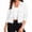White, variant on QINGFSAP Womens Lapel Button Front Jacket Long Sleeve Outdoor Casual with Pockets Lightweight Top