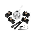 thumbnail image 2 of Lathe Tool Post Holder, Quick Change Tool Post Wide Fitting Aluminum Alloy Tool Post Holde  For Mini Lathes, 2 of 8